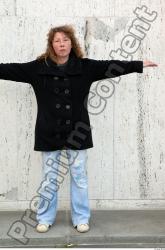 Whole Body Woman T poses Casual Average Street photo references